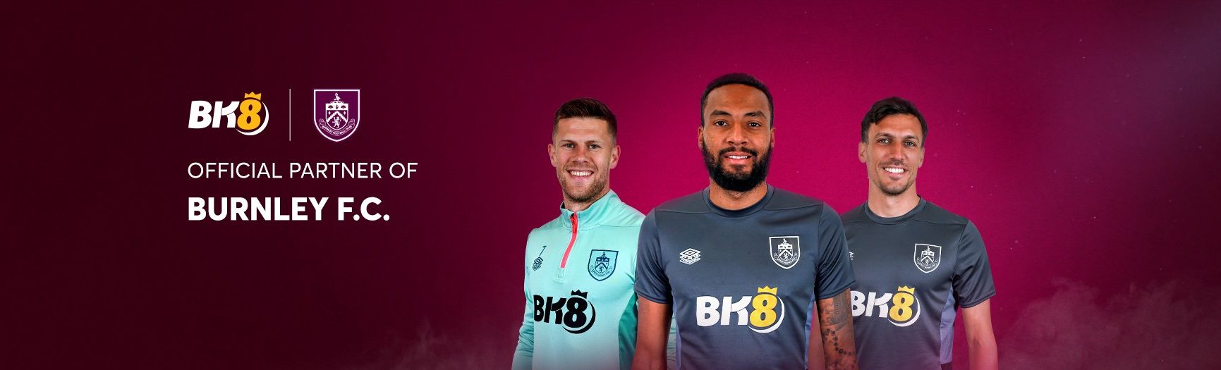 bet39 là đối tác chính thức của câu lạc bộ Burnley F.C.